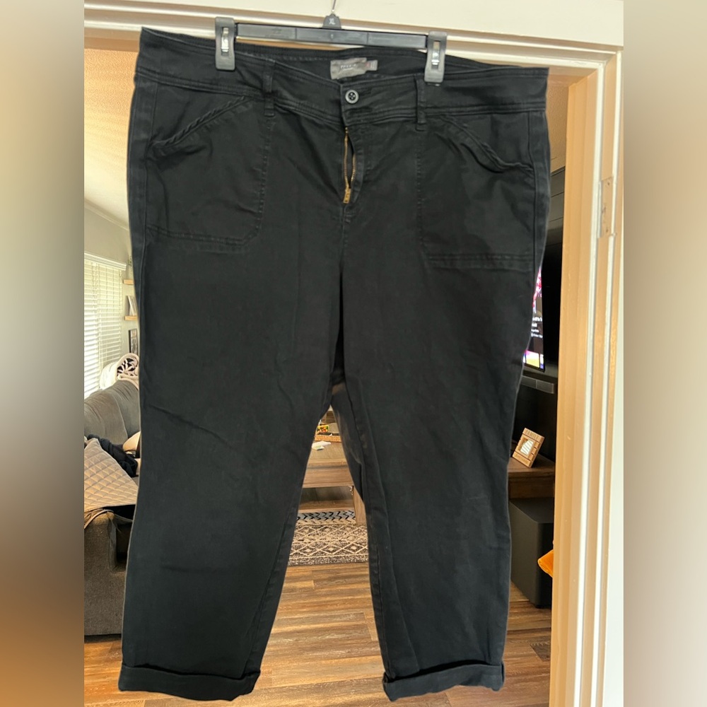 Torrid Black Cropped Pants
